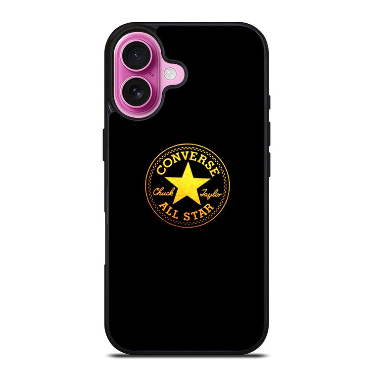 CONVERSE ALL STAR GOLD LOGO iPhone 16 Plus Case Cover