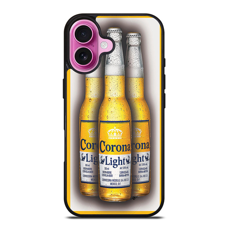 CORONA LIGHT BEER BOTTLE iPhone 16 Plus Case Cover