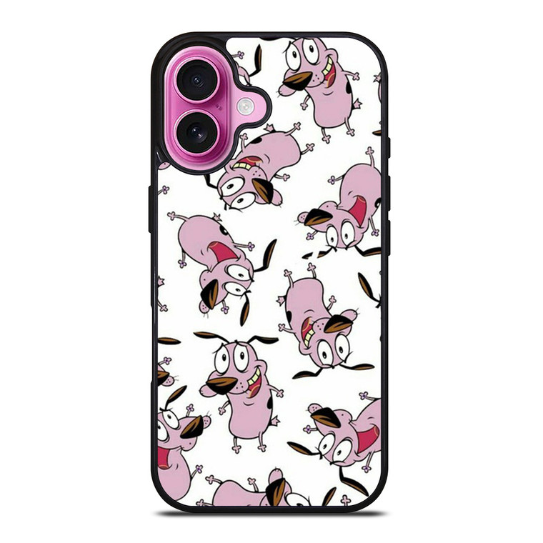 COURAGE THE COWARDLY DOG COLLAGE iPhone 16 Plus Case Cover