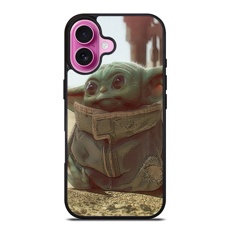 CUTE BABY YODA STAR WARS iPhone 16 Plus Case Cover