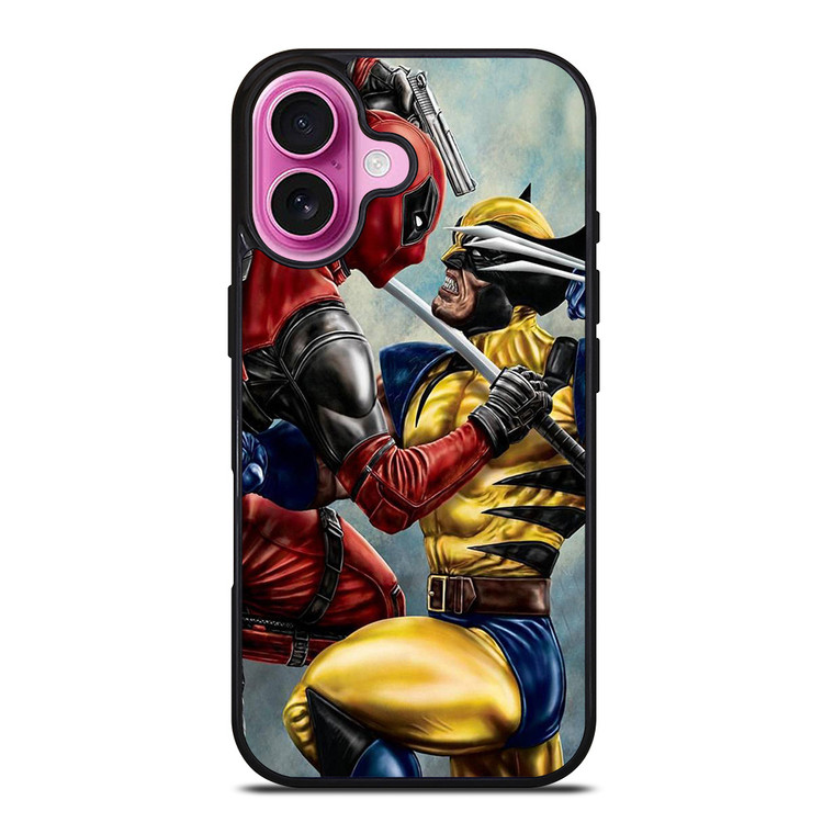 DEADPOOL VS WOLVERINE iPhone 16 Plus Case Cover