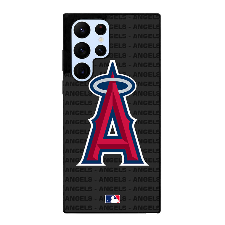 LOS ANGELES ANGELS BASEBALL BLACK Samsung Galaxy S22 Ultra Case Cover