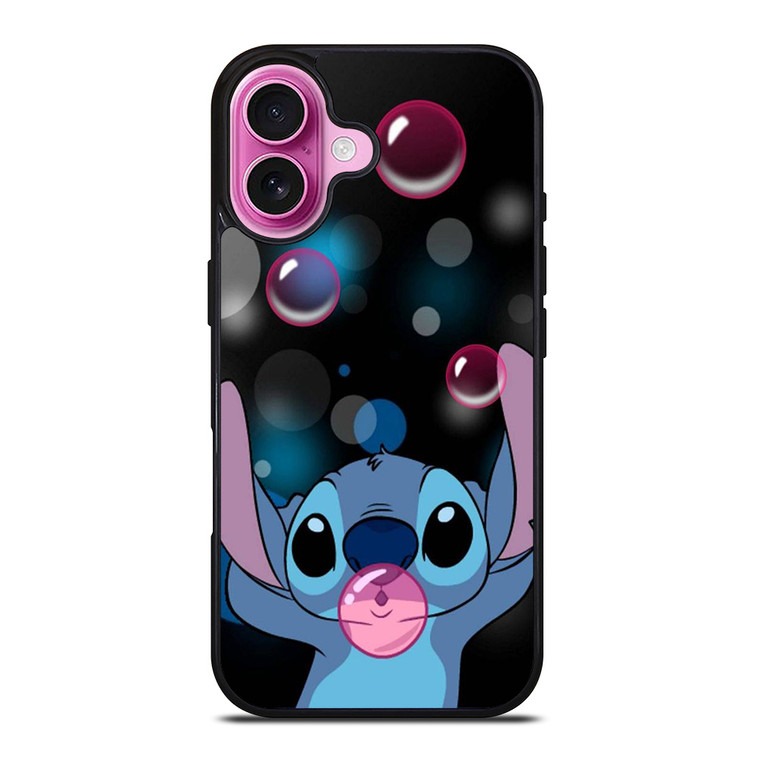 DISNEY STITCH BUBBLE GUM iPhone 16 Plus Case Cover
