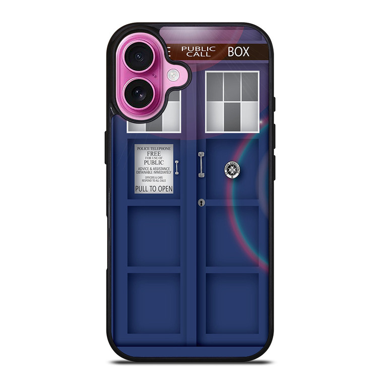DOCTOR WHO PUBLIC CALL BOX iPhone 16 Plus Case Cover