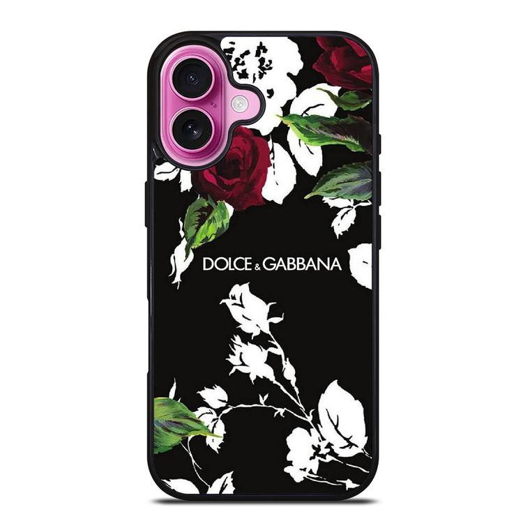 DOLCE AND GABBANA FLOWER iPhone 16 Plus Case Cover