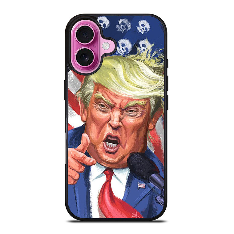 DONALD TRUMP ART  iPhone 16 Plus Case Cover