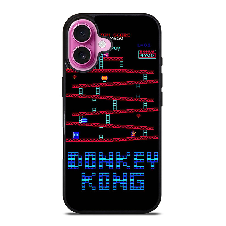 DONKEY KONG CLASSIC GAME iPhone 16 Plus Case Cover