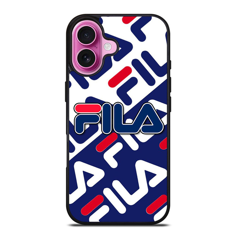 FILA SPORT LOGO COLLAGE iPhone 16 Plus Case Cover