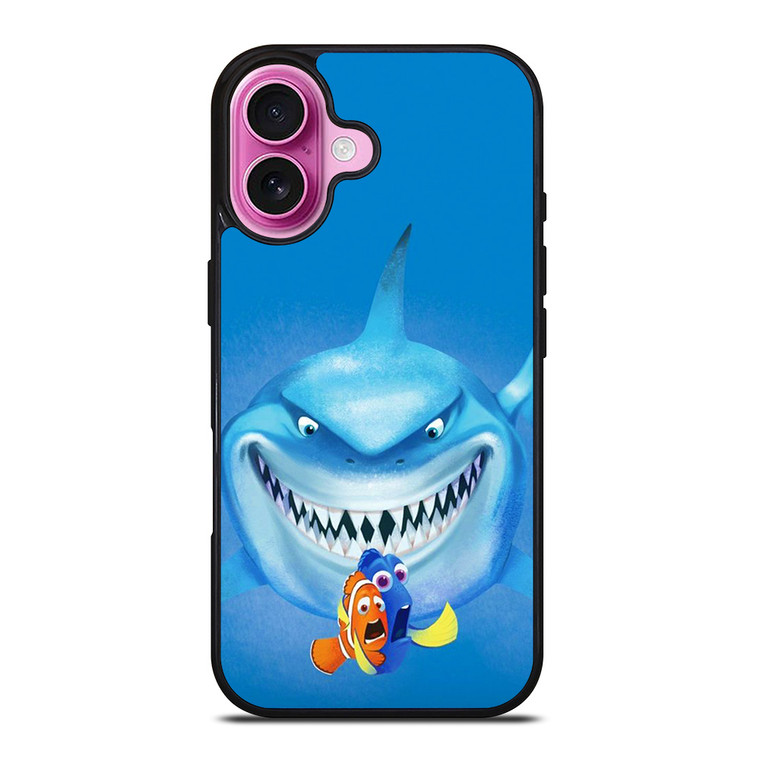 FINDING NEMO DORY SHARK CARTOON iPhone 16 Plus Case Cover