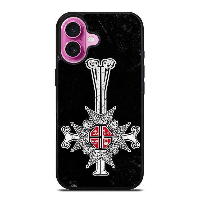 GHOST ROCK BAND LOGO 3 iPhone 16 Plus Case Cover