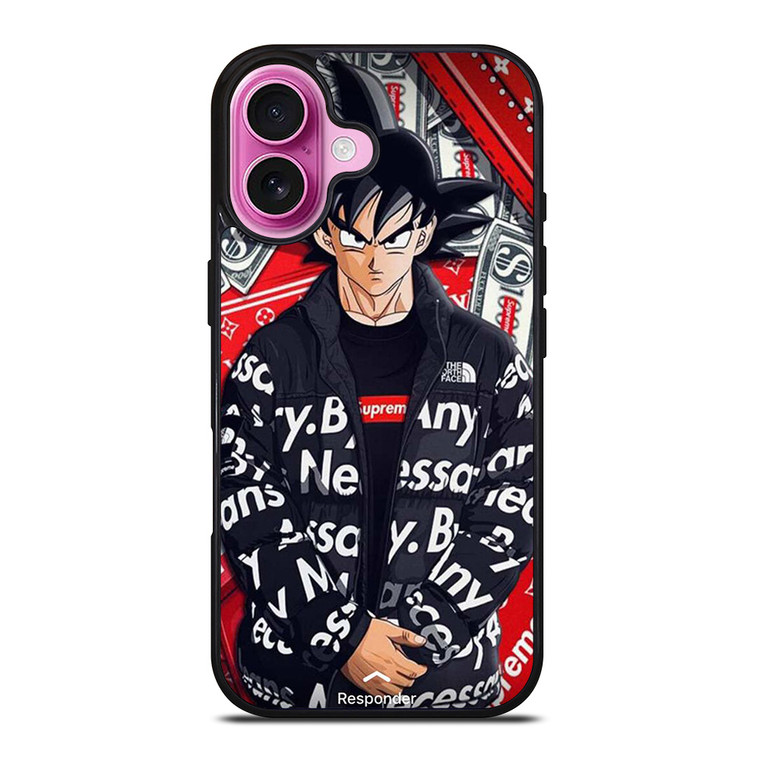 GOKU DRAGON BALL SUPREME NORTH FACE iPhone 16 Plus Case Cover