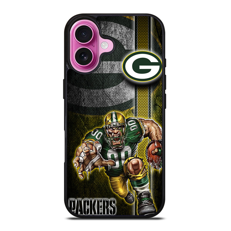 GREEN BAY PACKERS NFL MASCOT iPhone 16 Plus Case Cover