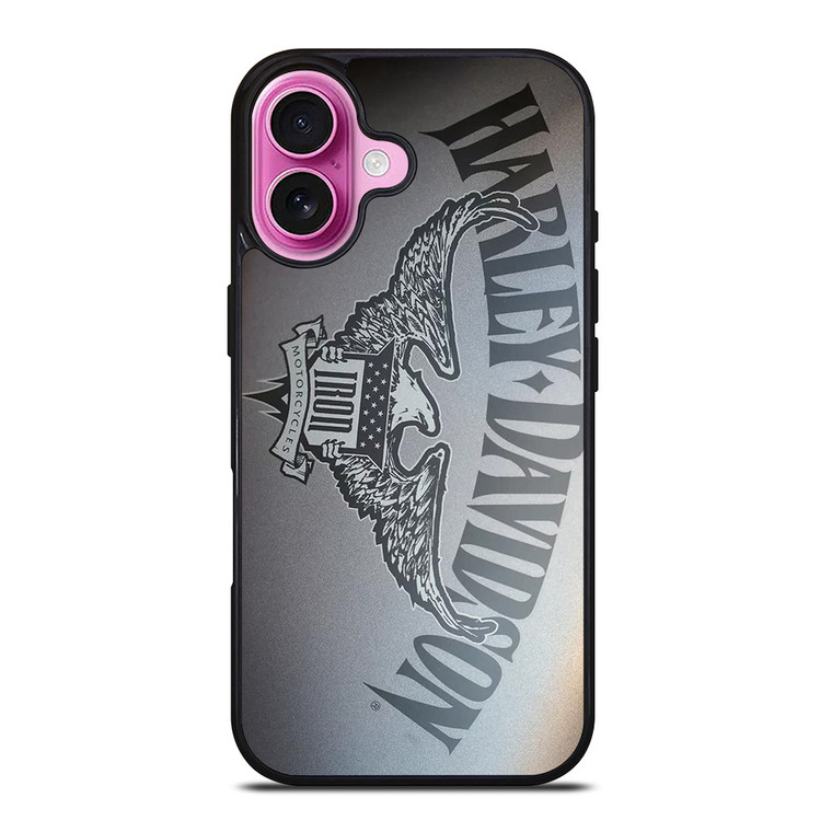 HARLEY DAVIDSON IRON TANKPAD iPhone 16 Plus Case Cover
