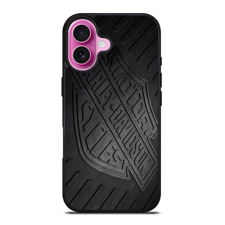 HARLEY DAVIDSON METAL LOGO iPhone 16 Plus Case Cover