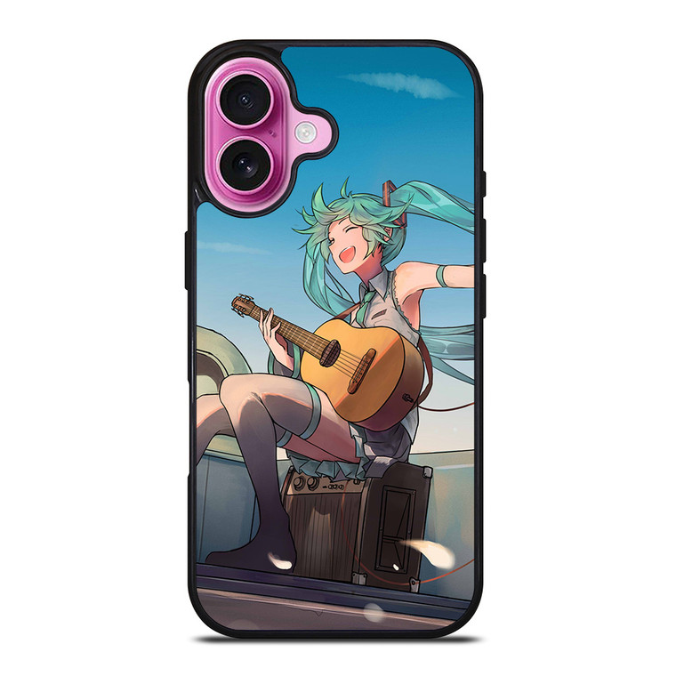 HATSUNE MIKU AND GUITAR iPhone 16 Plus Case Cover