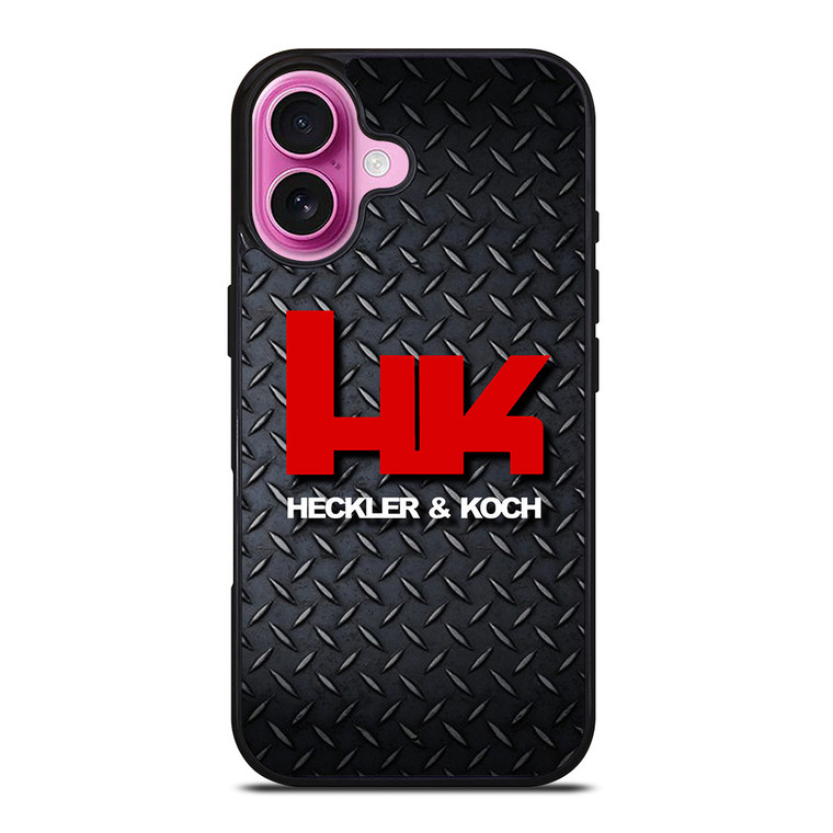 HECKLER AND KOCH PLATE LOGO iPhone 16 Plus Case Cover