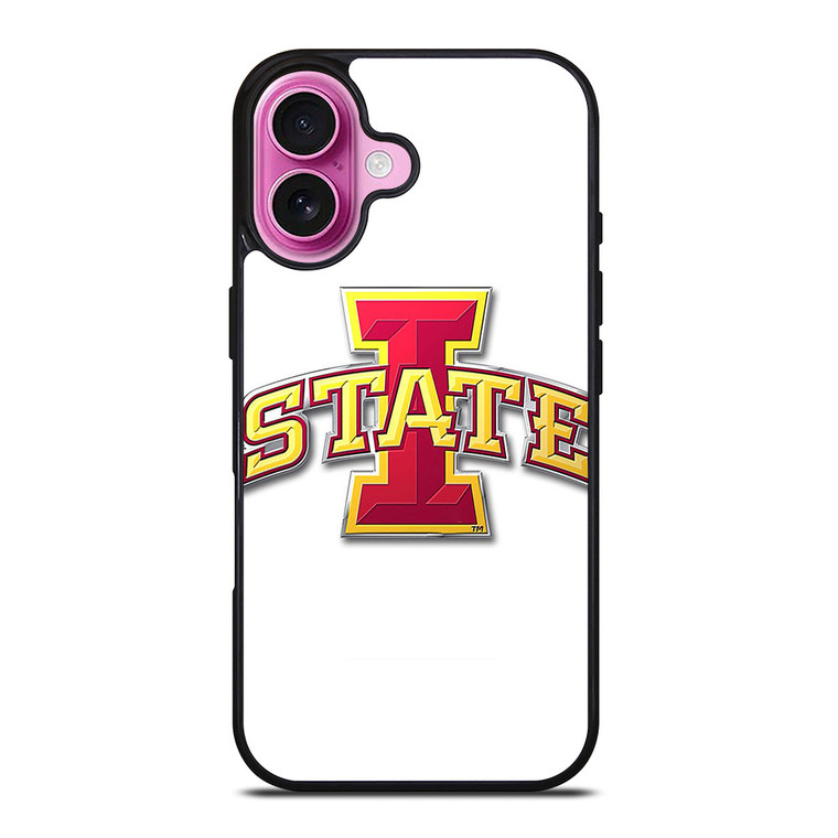 IOWA STATE CYCLONES WHITE iPhone 16 Plus Case Cover