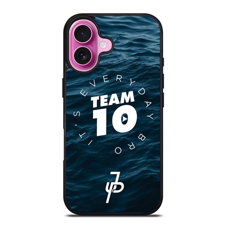 JAKE PAUL TEAM 10 JP LOGO iPhone 16 Plus Case Cover