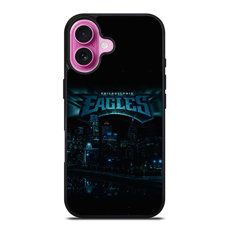 JALEN HURTS PHILADELPHIA NIGHT CITY iPhone 16 Plus Case Cover