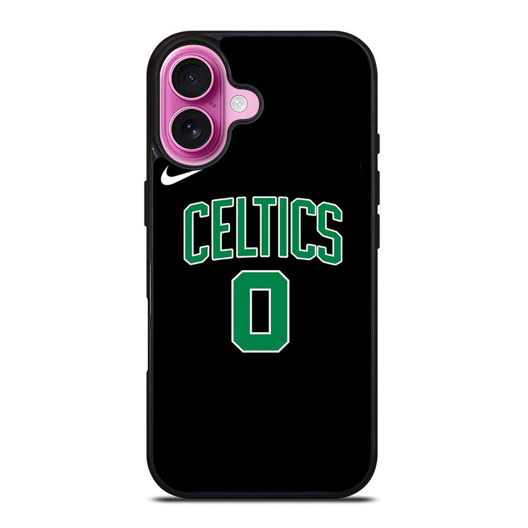 JASON TATUM BOSTON CELTICS BLACK iPhone 16 Plus Case Cover