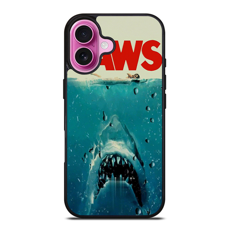 JAWS LOGO iPhone 16 Plus Case Cover