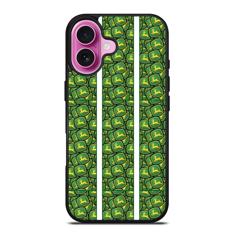JOHN DEERE WALL COLLAGE GREEN iPhone 16 Plus Case Cover