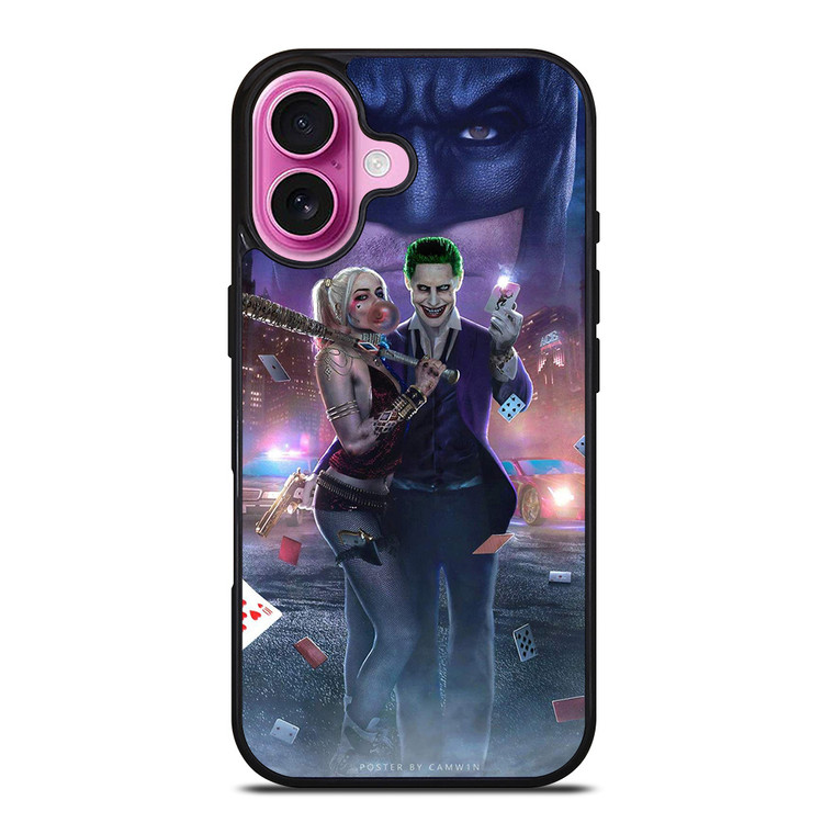 JOKER AND HARLEY QUINN DC iPhone 16 Plus Case Cover JOKER AND HARLEY QUINN DC iPhone 16 Plus Case Cover