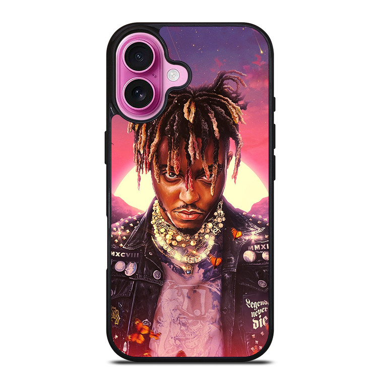 JUICE WRLD FACE RAPPER iPhone 16 Plus Case Cover