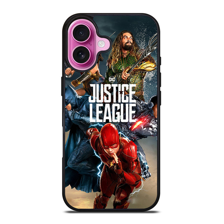 JUSTICE LEAGUE DC SUPER HERO iPhone 16 Plus Case Cover
