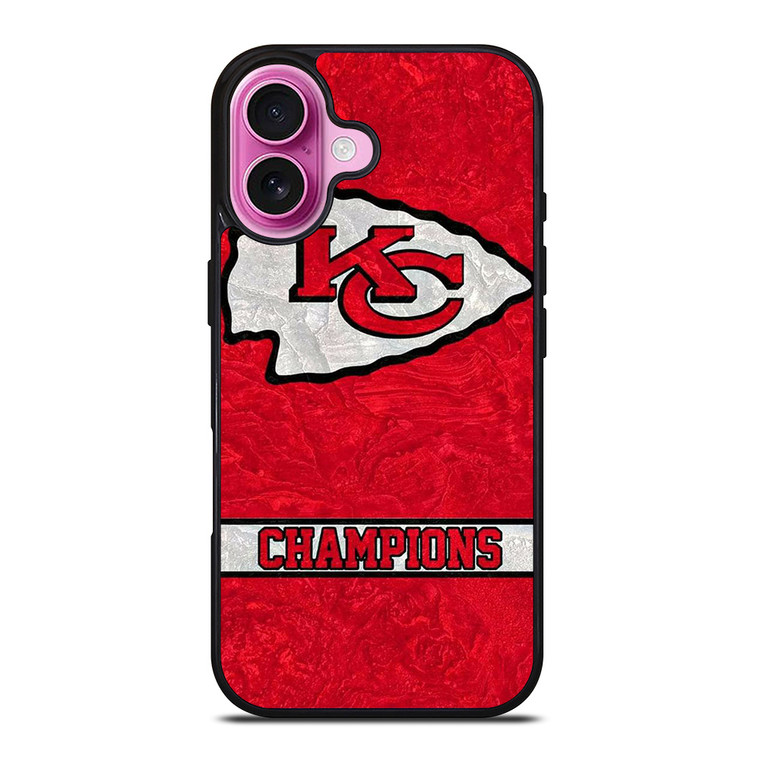 KANSAS CITY CHIEFS CHAMPIONS iPhone 16 Plus Case Cover