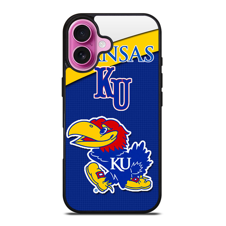 KANSAS JAYHAWKS SYMBOL iPhone 16 Plus Case Cover