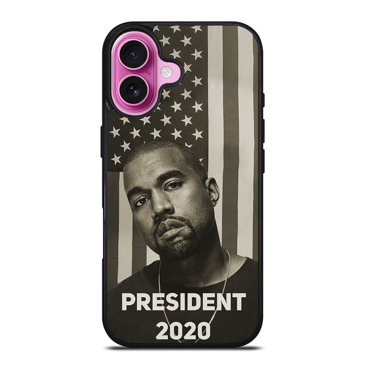 KANYE WEST 2020 USA PRESIDENT iPhone 16 Plus Case Cover