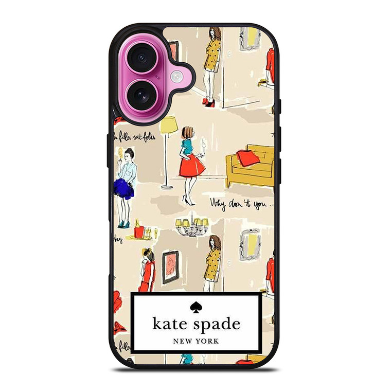 KATE SPADE NEW YORK COMIC iPhone 16 Plus Case Cover