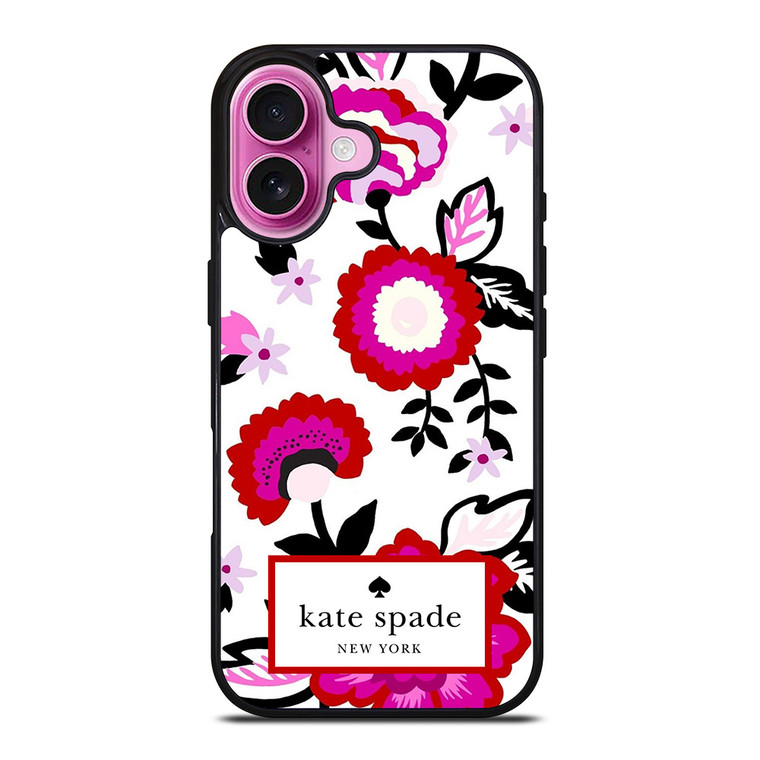 KATE SPADE NEW YORK FLOWER ART iPhone 16 Plus Case Cover