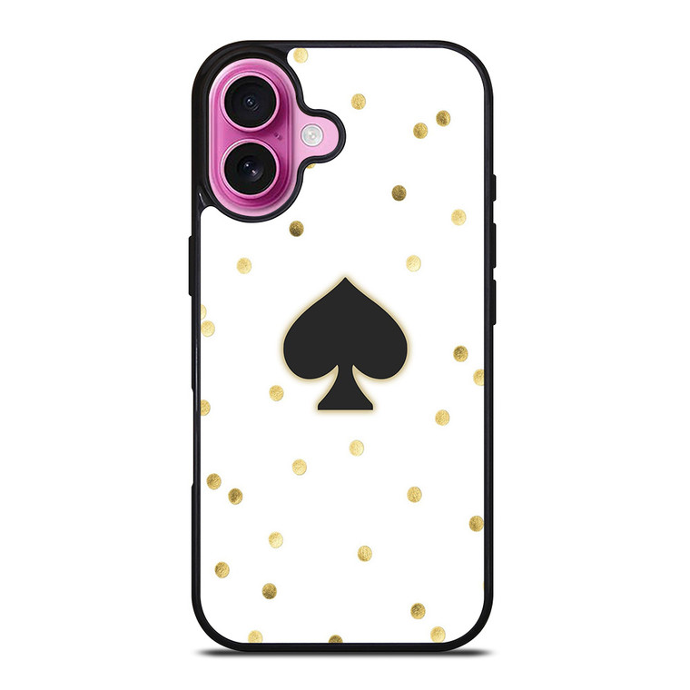 KATE SPADE NEW YORK LOGO GOLD iPhone 16 Plus Case Cover