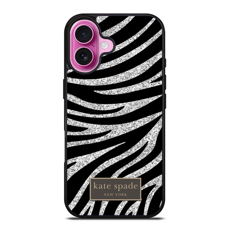 KATE SPADE NEW YORK ZEBRA PATTERN iPhone 16 Plus Case Cover