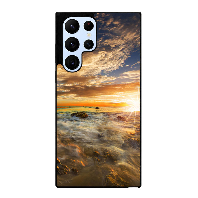 MALIBU BEACH CALIFORNIA Samsung Galaxy S22 Ultra Case Cover