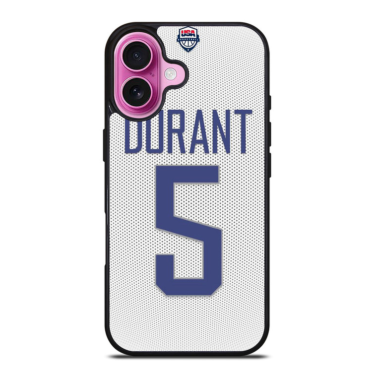 KEVIN DURANT USA BASKETBALL iPhone 16 Plus Case Cover KEVIN DURANT USA BASKETBALL iPhone 16 Plus Case Cover