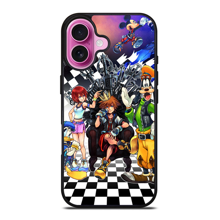 KINGDOM HEARTS CARTOON iPhone 16 Plus Case Cover KINGDOM HEARTS CARTOON iPhone 16 Plus Case Cover