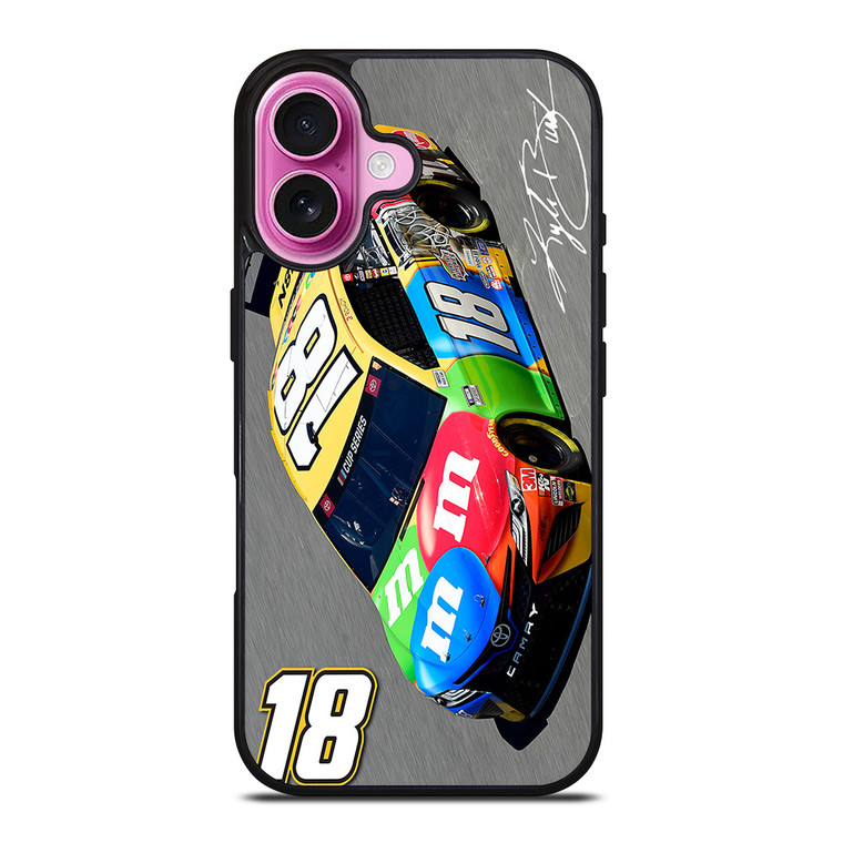 KYLIE BUSCH 18 NASCAR DRIVER iPhone 16 Plus Case Cover