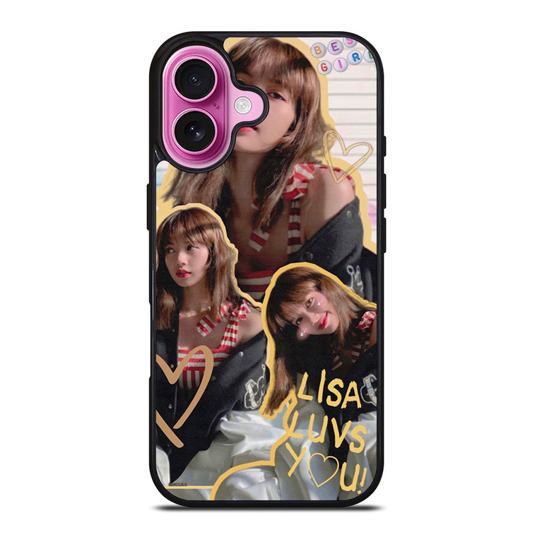 LALISA BLACKPINK CUTE COLLAGE iPhone 16 Plus Case Cover LALISA BLACKPINK CUTE COLLAGE iPhone 16 Plus Case Cover