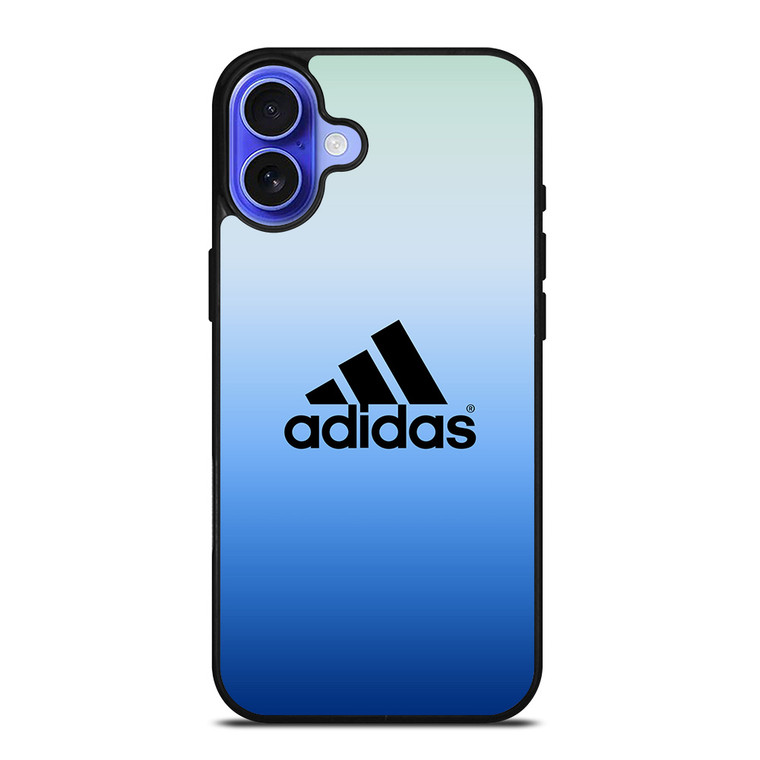 ADIDAS BLUE SKY LOGO iPhone 16 Case Cover