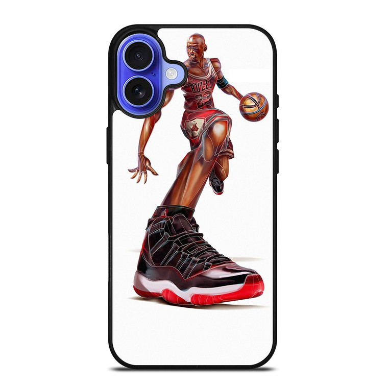 AIR JORDAN SHOES ART iPhone 16 Case Cover