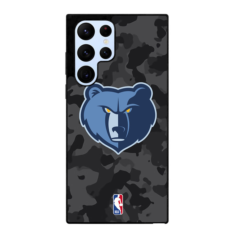 MEMPHIS GRIZZLIES BLACK CAMO Samsung Galaxy S22 Ultra Case Cover