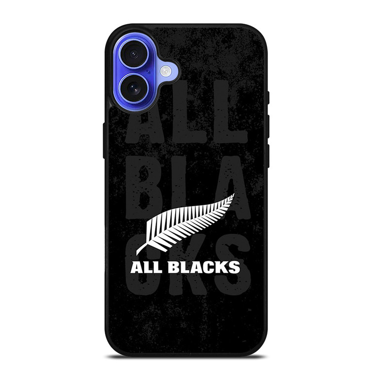 ALL BLACKS NEW ZEALAND LOGO iPhone 16 Case Cover