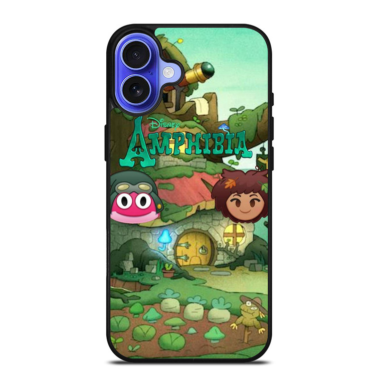 AMPHIBIA CARTOON EMOJI iPhone 16 Case Cover