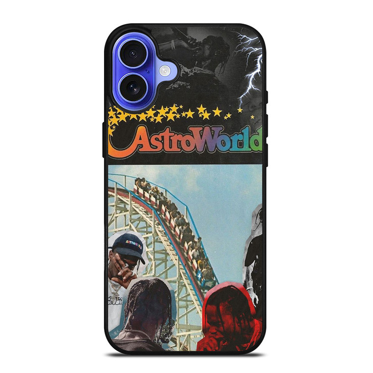 ASTROWORLD TRAVIS SCOTT COLLAGE iPhone 16 Case Cover