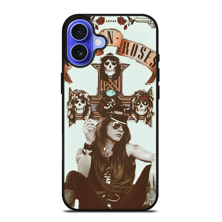 AXL GUNS N ROSES GNR iPhone 16 Case Cover