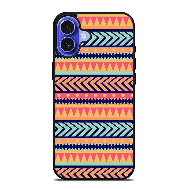 AZTEC TRIBAL PATTERN iPhone 16 Case Cover