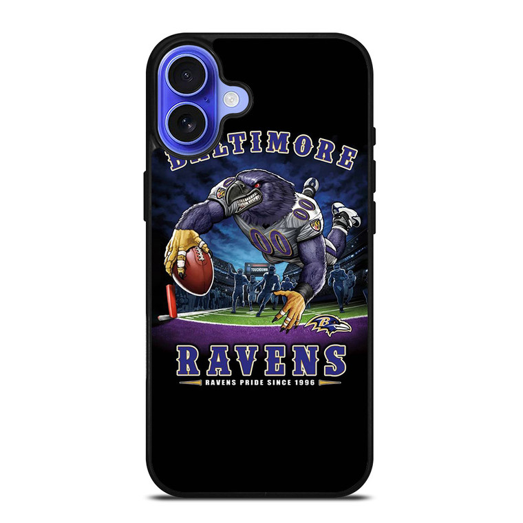 BALTIMORE RAVENS MASCOT iPhone 16 Case Cover